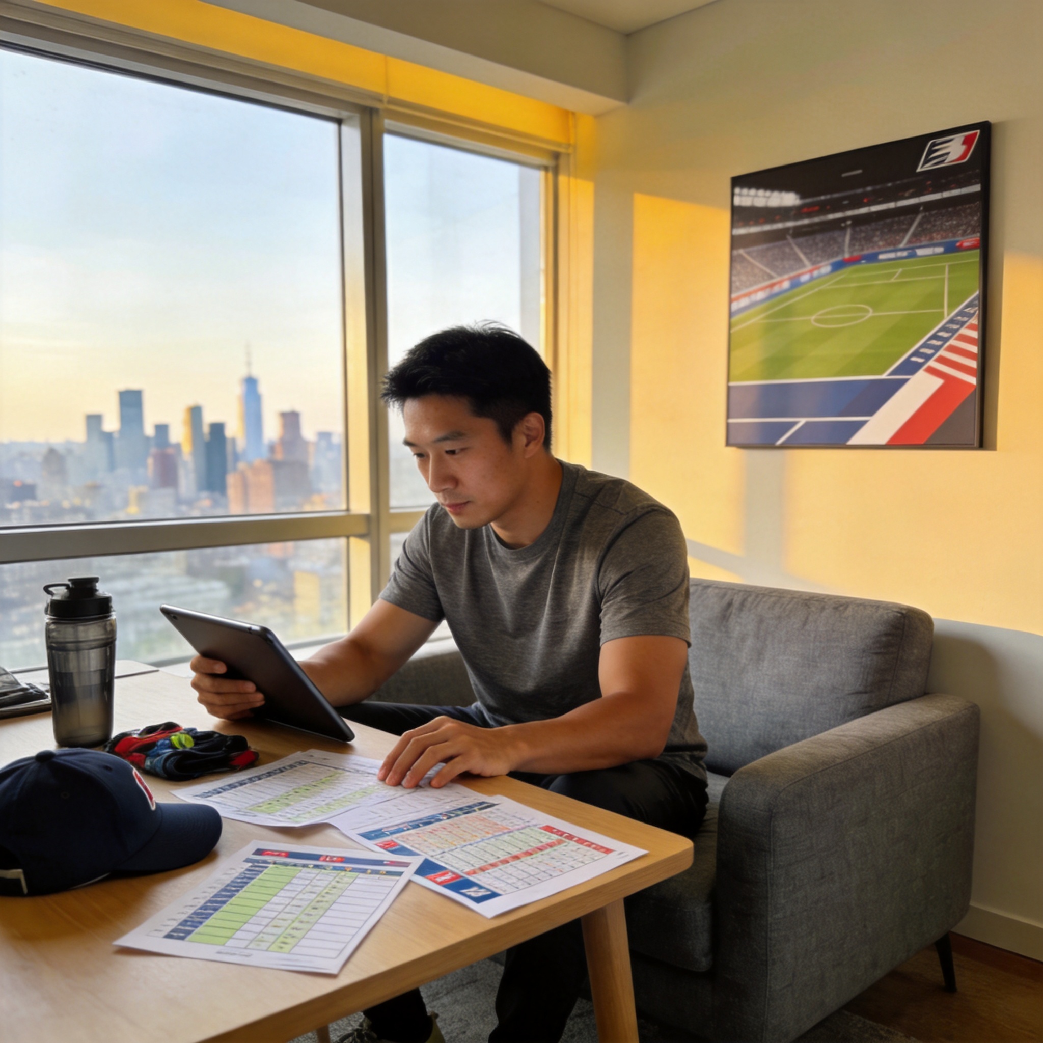 联赛积分榜与赛程信息展示画面